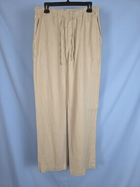 Men's WEEKENDZ OFF size 32 Beige 100% Linen Drawstring Pants